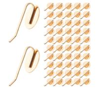 Lurrose 50 Horquillas de Hierro Dorado Retro Cabello, Accesorios DIY para Asegurar Moños, Elegancia Clásica y Estilo Vintage para Creatividad y Regalos