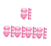 Lurrose 50 Juegos De Sujetadores De Sauna Para Mujer Sujetadores De Mujer Cinturón De Elevación Rosa Conjunto De Matorrales Para Conjunto De Tela No Tejida Colgante Rosa