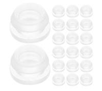 Lurrose 50 Juntas de Silicona para Sistema de Riego por Goteo, Arandelas Selladoras de 16 Mm Resistentes a la Intemperie, Gomas antiderrame para Grifos, Válvulas y Sistemas de Riego de Jardines