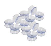 Lurrose 50 Piezas Almohadilla de Goma de Taza de succión Antideslizante ventosas sin Ganchos echado a un Lado Muebles Almohadillas Slip ventosas para Mesa de Vidrio topes de Mesa de Vidrio