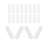 Lurrose 500 Piezas Pasadores de Plástico Blancos para Unión de Tableros de Muebles y Paneles de Gabinete Soporte Estable para Ensamblajes Grandes Hogar