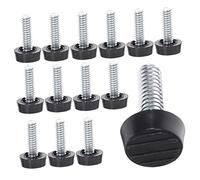 Lurrose 50piezas Niveladores De Muebles Pies De Ajustables Tornillos De 1/4 Cuñas para Muebles Nivelador De Patas
