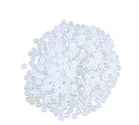 Lurrose 550piezas Abalorios Uv Reactivos Que De Color y Perlas De Plástico Transparentes Para Manualidades De Joyería Pulseras y