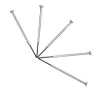 Lurrose 5piezas Destornilladores de Metal para Mantenimiento de Instrumentos de Viento Herramientas de Reparación para Flauta Clarinete Saxofón y Piccolo Diseño Duradero y Preciso
