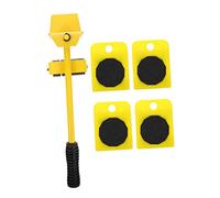 Lurrose 5piezas Elevador De Muebles Pesados Kit para Mover Muebles con Ruedas y Barra De Elevación