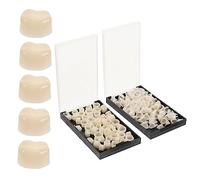 Lurrose 6 Cajas De Carillas Dentales Kit De Pegatinas Pegatinas De Herramientas Tapa De Dentadura Postiza Coronas Frontales Parches Suministros De Reparación Dientes Postizos