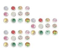 Lurrose 6 Juegos De Manicuras Diy Calcomanías Decoraciones Tachuelas Pegatinas Confeti Uñas Invierno Rebanadas Moda Pegatina Brillante Decoración Copo De Nieve Pelo Lentejuelas