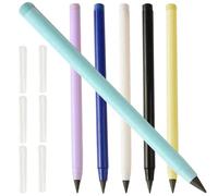 Lurrose 6 Lápices Eternos sin Tinta para Dibujo y Escritura, sin Necesidad de Afilar, Livianos y Reutilizables, Ideales para Estudiantes y Pintores Profesionales