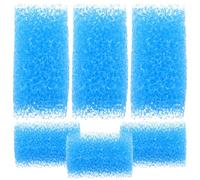 Lurrose 6 Piezas Almohadillas de Filtro de Esponja para Acuario Material Biológico de Alta Densidad para Filtración de Agua Compatible con Modelos Mejora Rápida y Fácil Calidad del Agua