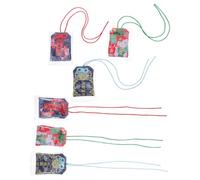 Lurrose 6 Piezas Amuleto Suerte Omamori Japonés Tradicional Hecho a Mano, Protector Brocado y Pvc, Colgante para Llavero en Ocasiones Obsequios y Simboliza Tranquilidad y Prosperidad