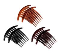 Lurrose 6 Piezas Peine Lateral Francés de Plástico 7 Dientes para Cabello Rizado o Liso, Accesorio Ligero y Elegante para Niñas y Mujeres Vida Diaria o Ceremonias