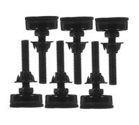Lurrose 6 Piezas pies niveladores Muebles Montar Reguladores de Altura para Camas Reguladores de Altura para sofás. Mueble Exterior Extensores de Patas de Mesa Patas para Mesa Abdominales