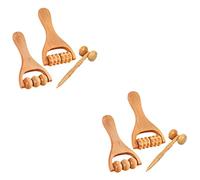 Lurrose 6 Uds Rodillo De Masaje De Mano Masajeadores Para Herramientas De Masaje De Cuello Herramienta De Masaje De Hombro Masaje De Espalda Masaje Para La Espalda Masajeador De Pies De