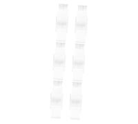 Lurrose 6 Uds Soporte Para Máscara Facial Soportes Para Tubería Colgador Cpap Gancho De Almacenamiento Pvc