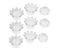 Lurrose 6 Unids Elegante Boda Plástico Caja De Dulces Lindo Caja De Foto Comida Juego