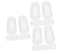 Lurrose 60 Pares De Almohadillas Para La Nariz Que No Son De Silicona Almohadillas Para La Nariz Para Gafas Almohadillas Para La Nariz Accesorios De Silicona Almohadillas Para La