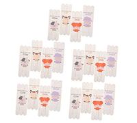 Lurrose 60 Piezas Bloques Acrílico Lijado Manicura A Granel DIY Dibujos Animados Uñas Naturales Lados Para Pedicura Archivo Tablero Niñas Esmeril Pulido Archivos Pulido Animal