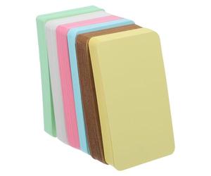 Lurrose 600 Unidades Tarjetas de Papel Rectangular para Estudiantes Función de Categorizar Vocabulario y Fomentar el Trabajo en Equipo, Ideales para Actividades en Clase y Desplazamientos