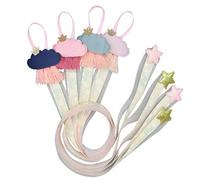 Lurrose 6pcs Correas de almacenamiento de horquillas lindas Pinzas para el cabello Pinzas para el cabello Percha de cabello Horquilla de almacenamiento para niñas