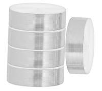 Lurrose 6piezas Disco De Aluminio Redondo Adaptador para Mesas De Vidrio para Mesas De y Muebles Resistente y Práctico
