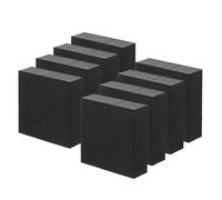 Lurrose 8 Almohadillas Antideslizantes para Muebles, Elevadores de Cama Cuadrados 50x50x20 Mm, Protectores para Patas de Sofá y Escritorio, Amortiguadores para Interior y Exterior, 8