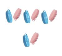 Lurrose 8 Cepillos De Silicona Para Baño Herramientas Para Bebés Cepillo De Silicona Para El Cuerpo Champú Para El Cuero Cabelludo Masajeador Cepillo Exfoliante De Ducha Cepillo