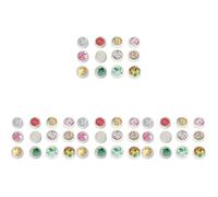 Lurrose 8 Juegos De Calcomanías De Copos De Navidad De Moda, Copos De Nieve, Pegatinas De Fiesta, Copos De Nieve, Lentejuelas, Calcomanías De Manicura Diy, Pegatinas, Rebanadas Para Uñas,