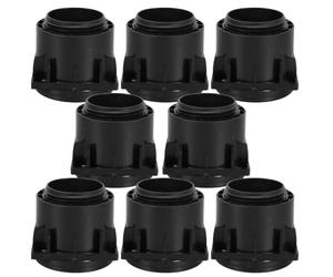 Lurrose 8 Patas niveladoras para Muebles: niveladores Ajustables, Almohadillas Elevadoras de 2,36 x 2,36 Pulgadas para Patas de Mesa de Centro, Silla, Armario y sofá.