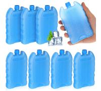 Lurrose 8 Piezas Bloques de Reutilizables de PE Diseño Portátil y Fácil Mantenimiento para Climatizador Azul para Oficina y Camping