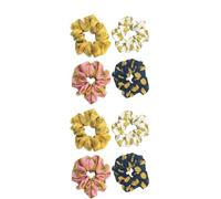Lurrose 8 Piezas de Anillos el Cabello de Tela de Textura Delicada, Diseño Dulce y Ligero, Accesorios el Cabello que Fijan Eficazmente el Pelo de Mujeres Color Aleatorio