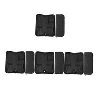 Lurrose 8 Piezas De Bolsa De Peluquero De Salón Organizador De Tijeras De Corte De Pelo Bolsa De Peluqueros De Pu Soporte De Almacenamiento De Cizalla Estuche De Almacenamiento De Cizalla