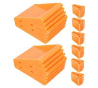 Lurrose 8 Piezas Step Ladder Feet Pads Non Slip Rubber Cushion Covers Wear Resistant Safety Protection For Home Repairs Construction Warehouse Use