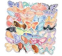 Lurrose 80piezas Pegatinas De Mariposas para Personalizar Pertenencias para Regalos