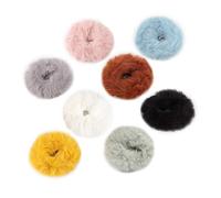 Lurrose 8pcs pelo scrunchie portátil invierno mujer accesorio para el cabello coleta titular pulsera para navidad