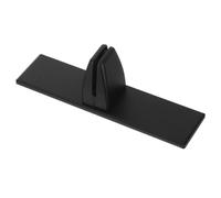 Lurrose Abrazadera de Partición de Escritorio Móvil en Aleación de Aluminio Negra, Soporte Ajustable para Mampara de Oficina, Clip Extensor sin Taladro para Espacio Privado en Oficina