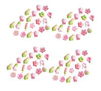 Lurrose Accesorios De Resina Manualidades Decoración De Fundas De Teléfono Charms De Sakura Macarón Material Diy 20 Piezas*4
