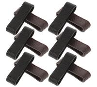 Lurrose Accesorios para Cinturón de 20 Piezas en Pu, Anillos Elegantes y Resistentes Que Mantienen la Forma y Son Fáciles de Usar para Sujeción Sobrante de Cinturón Hombre