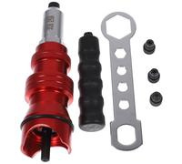 Lurrose Adaptador de Cabezal para Remachadora Inalámbrica de Aleación de Aluminio, Herramienta Manual para Taladro Eléctrico, Kit de Adaptador de Tuerca Remachable Portátil para Uso