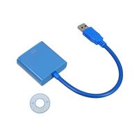 Lurrose Adaptador USB Vga Cable para Monitor Soporta Multi Display y Configuración Extendida Compatible Color