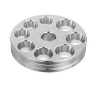 Lurrose Ajustador de anillo joyería para cambiar de tamaño expansor de anillo herramienta de calibre de mandril herramienta de expansión manual joyería ajustando morir acero Plata