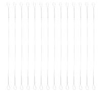 Lurrose Alambre Cortador de Queso Acero Inoxidable 14.5 Cm 15 Piezas Recambio para Tabla de Cortar Mantequilla y Fiambres Uso Doméstico Cocina