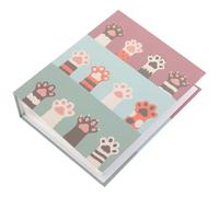 Lurrose Álbum Organizador para Pegatinas de Uñas Ranuras de Cartón para Exhibir y Almacenar Calcomanías en Nail Art DIY