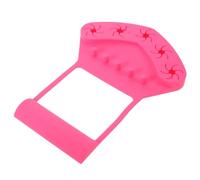 Lurrose Alfombrilla de silicona para esmalte de uñas: Alfombrilla de apoyo para manos con 5 ranuras para manicura y pedicura, con separadores de dedos para manicura y pintura de uñas, color
