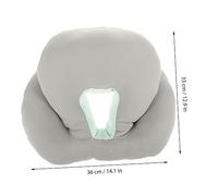 Lurrose Almohada Para Siesta Almohada Para Silla De Escritorio Silla De Oficina Reposacabezas Algodón Pp Doble Propósito Zafiro Niña