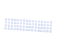 Lurrose Almohadilla De Goma De Taza De Succión Antideslizante Estrellarse Ventosas De Doble Cara Apoyo Pequeñas Ventosas Tabla De Separadores De Vidrio Transparente 20 Piezas X 4