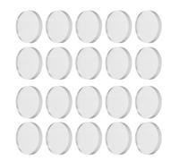 Lurrose Almohadillas Antideslizantes para Mesas de Vidrio 40 Piezas 20 Mm X 3 Mm de Goma Transparente Protectores de Muebles Espaciadores de Encimera para Evitar Rayones y Deslizamientos