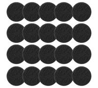 Lurrose Almohadillas de Algodón para Difusor de Aceites Esenciales 100 Unidades Negras Recargas para Aromaterapia en Medallones y Difusores de Ambiente Accesorio Práctico para Hogar y