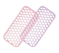 Lurrose Almohadillas De Silicona Para Planchar El Cabello 2 Uds. Almohadillas Para Plancha Y Rizador Alfombrilla De Silicona Resistente Calor Alfombrilla Gruesa Para Herramientas De