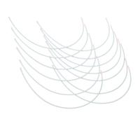 Lurrose Anillos de Acero para Sujetadores 10 Pares Tamaño Alambre Metálico para Reparación de Copas, Accesorios de Costura para Brasieres Mujer Aros, Uso Diario y Confección