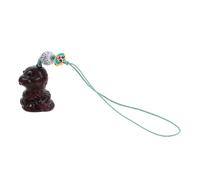 Lurrose Artesanal de Madera y Accesorios para Año Chino Colgante de Serpiente para Móvil Cadena para Embellecer Bolsos y Teléfonos